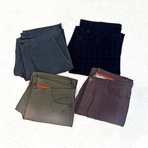 NIKE GOLF PANTS 38W X 34L/32L VARIETY PACK OF 4